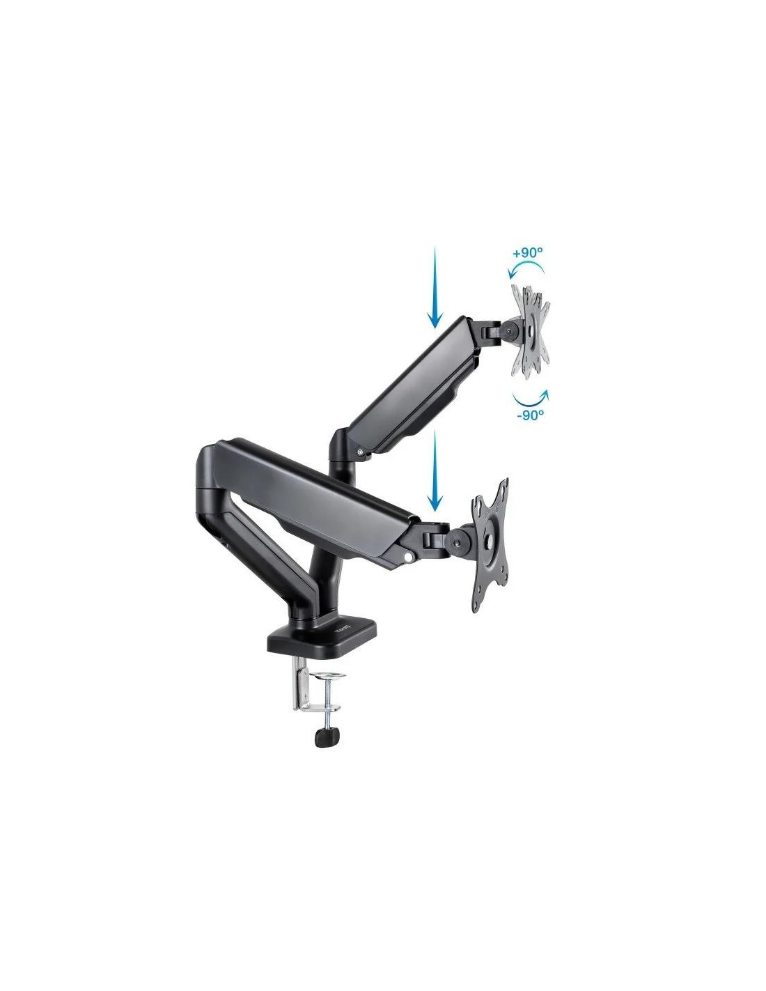 SOPORTE DE MESA TV/MONITOR TOOQ DB5132TNR-B 17-32 2 BRAZOS ASISTIDO BLACK