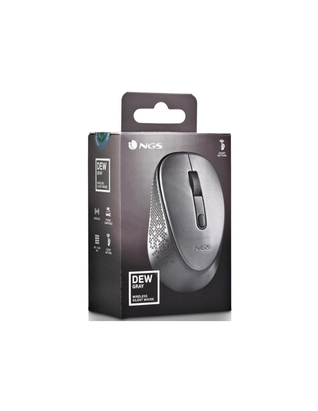RATON NGS DEW GRAY WIRELESS SILENT GREY