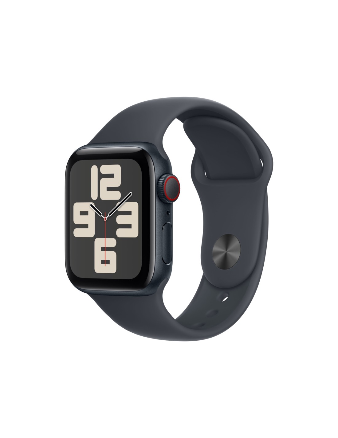 Apple Watch SE OLED 40 mm Digital 324 x 394 Pixeles Pantalla táctil 4G Negro Wifi GPS (satélite)