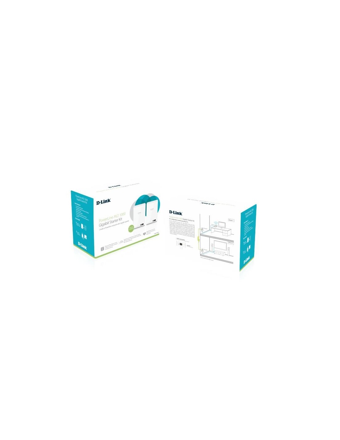 POWERLINE D-LINK DHP-601AV AV 600 HD KIT 2 UDS