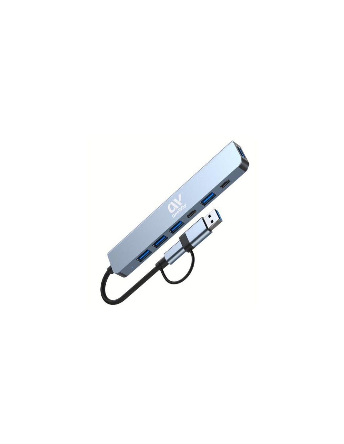 DOCK HUB ONEWAY USB-C/USB 3.0 7 EN 1 USB 3.0/USB 2.0 SILVER