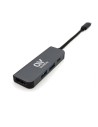 DOCK HUB ONEWAY USB-C 4 EN 1 HDMI 4K + 2 USB 3.0 + USB-C GREY