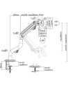 SOPORTE TV MONITOR AISENS 17-32 8KG INCLINABLE/GIRATORIO