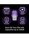 PEN DRIVE 128GB KINGSTON USB-A/USB-C 3.2 PURPLE