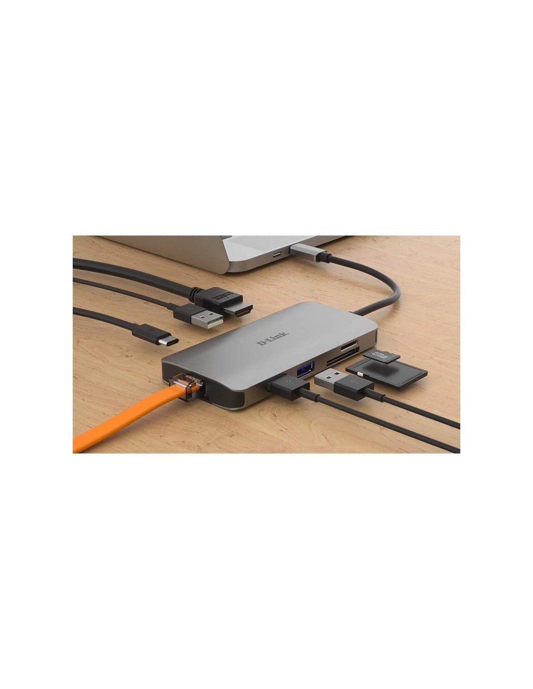 DOCK HUB USB D-LINK 8 EN 1 DUB-M810 USB-C