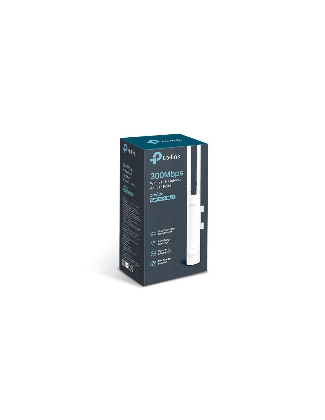 ACCESS POINT TP-LINK OMADA EAP110 WIFI N300 EXTERIOR POE
