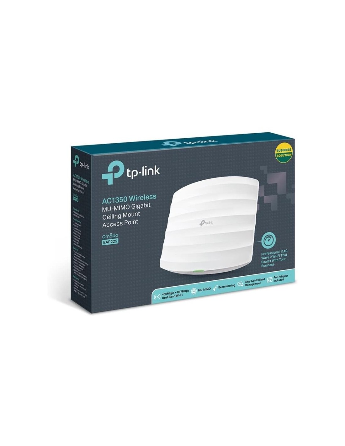 ACCESS POINT TP-LINK OMADA EAP265 HD AC1750 1750MBIT/S WIFI DUAL BAND
