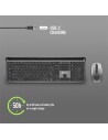TECLADO + RATON NGS ECLIPSE SLIM SILENT WIRELESS BT MULTI RECARGABLE GREY