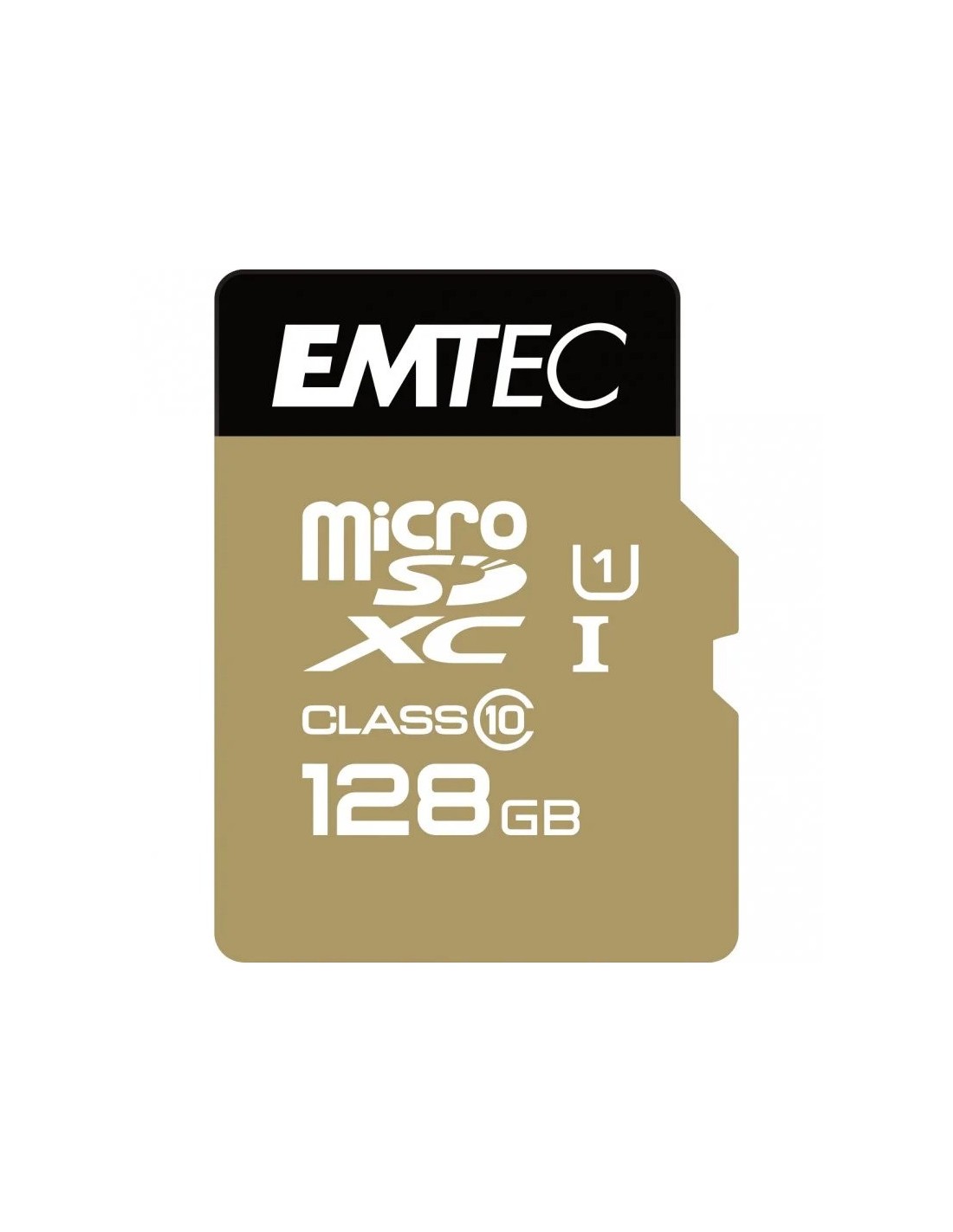 MEMORIA MICRO SD 128GB EMTEC EILTE GOLD C10 + ADAPTADOR SD