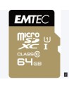 MEMORIA MICRO SD 64GB EMTEC ELITE GOLD C10 + ADAPTADOR SD