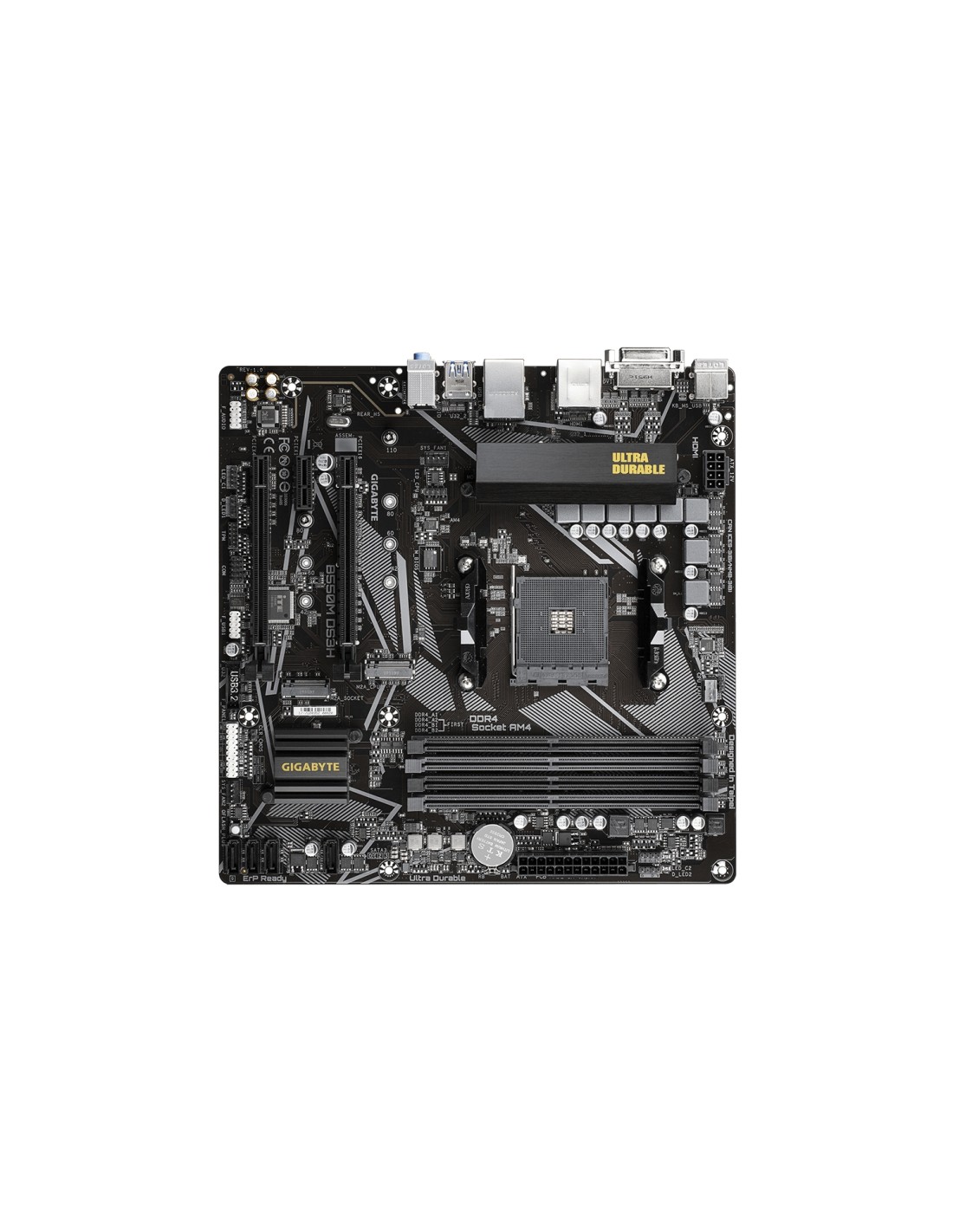 Gigabyte B550M Placa base socket AM4 GMB55MDSH-00