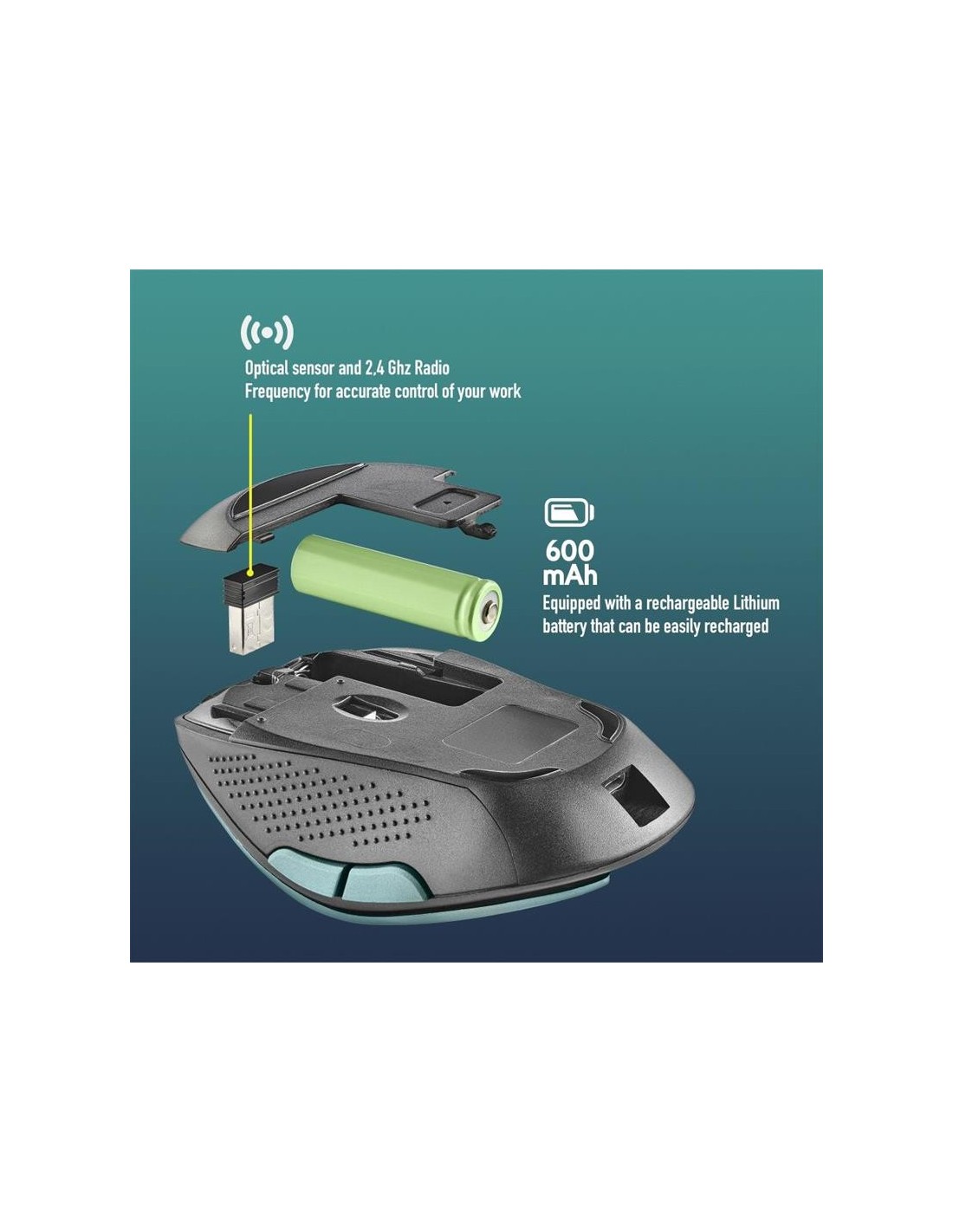 RATON NGS EVO RUST WIRELESS SILENT BLUE