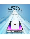 CARGADOR SMARTPHONE/TABLET VENTION FAKY0-EU USB-C 30W YELLOW