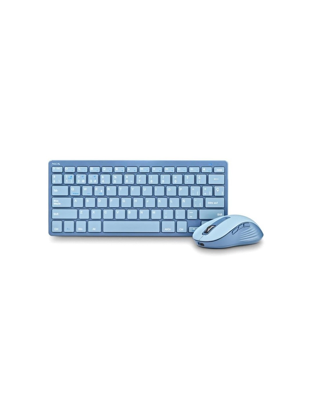 TECLADO + RATON NGS FANTASY KIT WIRELESS BLUE