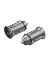 CARGADOR COCHE SMARTPHONE VENTION 30W USB-A USB-C SILVER