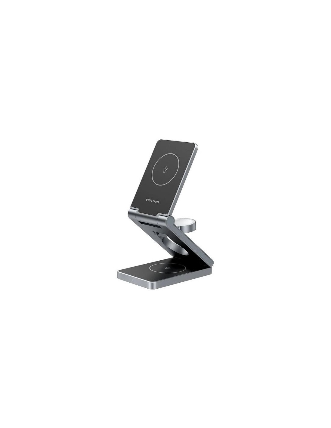 BASE CARGADOR VENTION SMARTPHONE/APPLE WATCH/AURICULARES WIRELESS BLACK