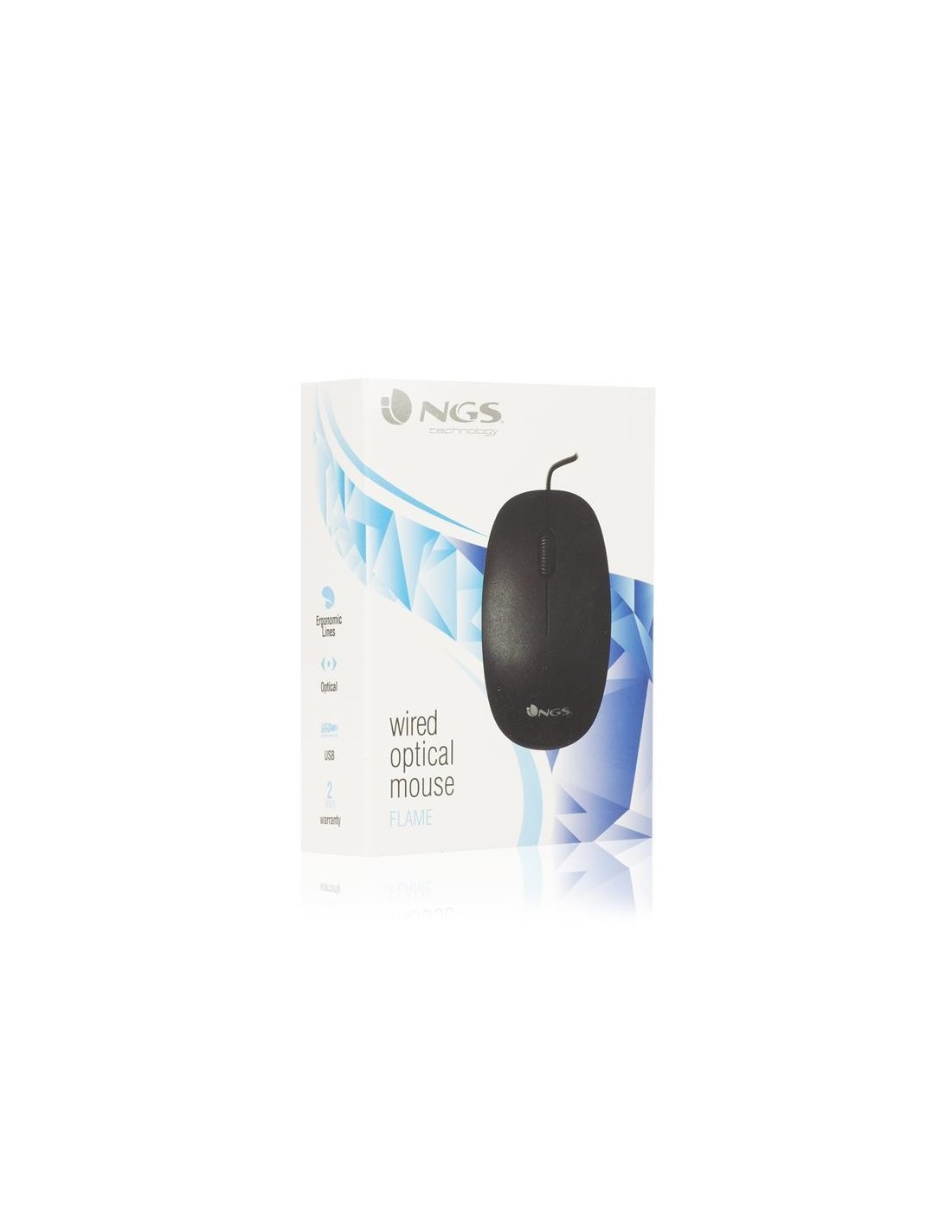 RATON NGS FLAME USB OPTICO BLACK