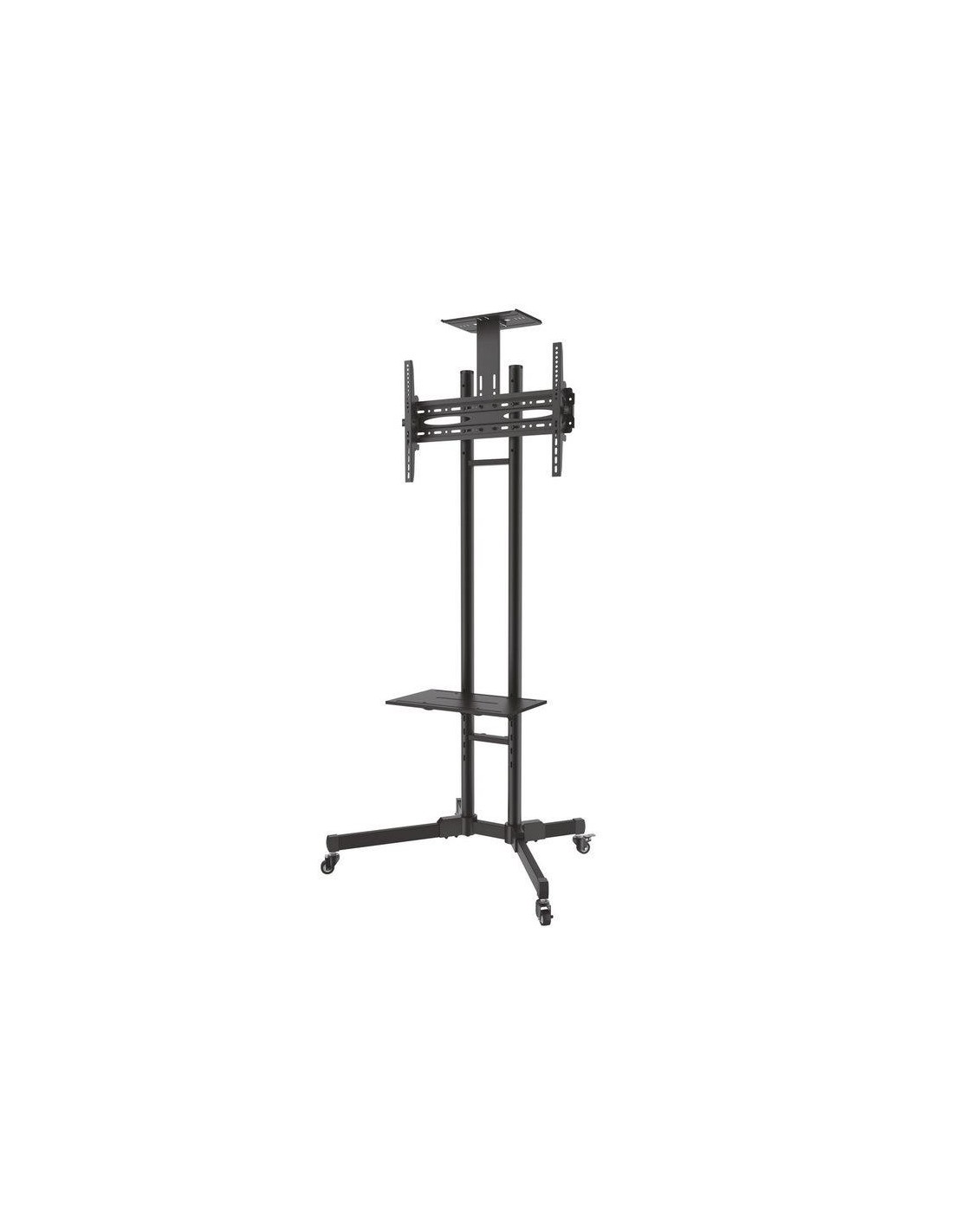 SOPORTE TV MONITOR AISENS SUELO CON RUEDAS 37-70 50KG BLACK
