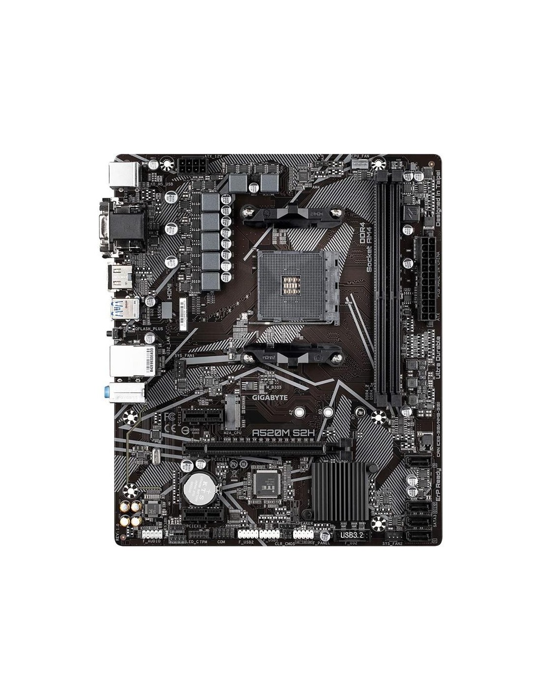PLACA BASE GIGABYTE GA-A520M-S2H AMD VGA + DVI + HDMI