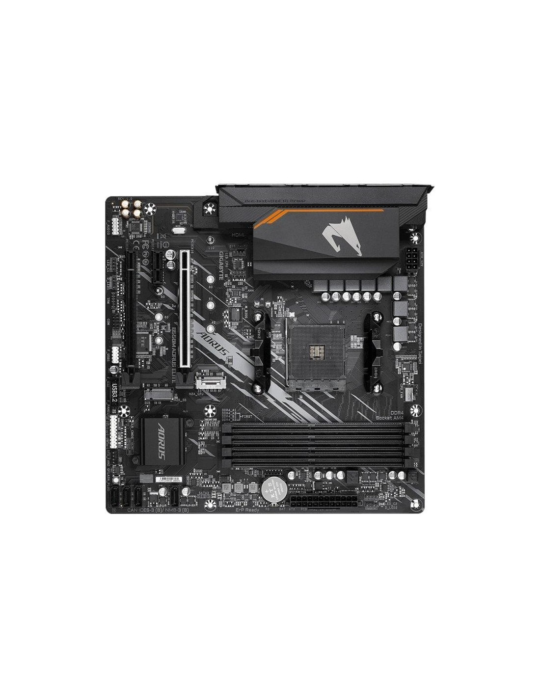 PLACA BASE GIGABYTE GA-B550M AORUS ELITE AMD AM4 HDMI + DVI