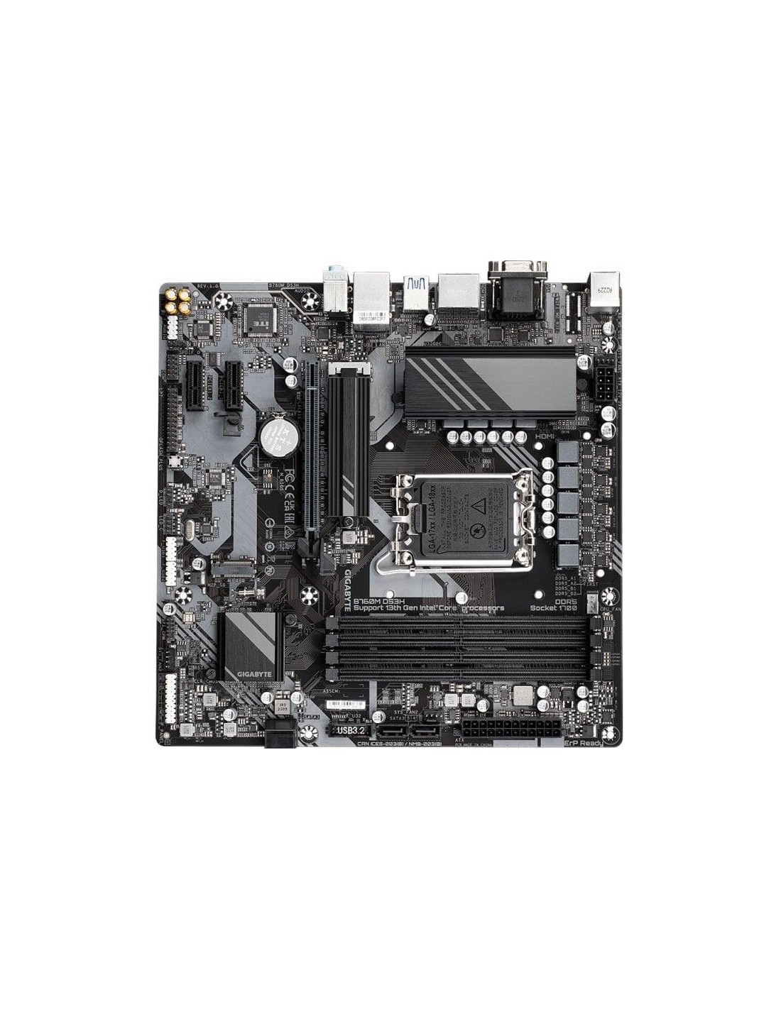 PLACA BASE GIGABYTE GA-B760-DS3H HDMI + DP 4XDDR5 ATX