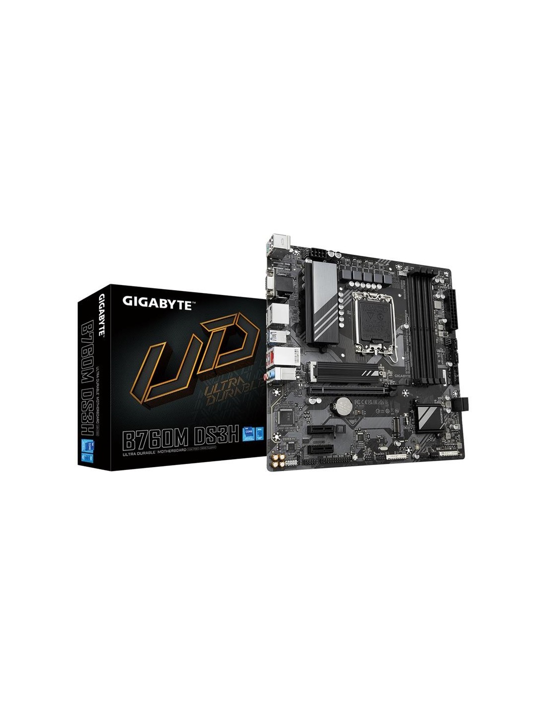 PLACA BASE GIGABYTE GA-B760M-DS3H VGA + HDMI + DP 4XDDR4 ATX