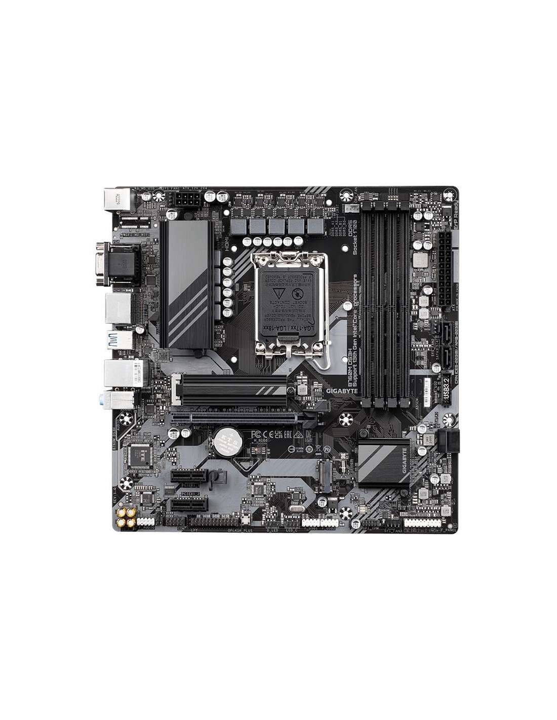 PLACA BASE GIGABYTE GA-B760M-DS3H VGA + HDMI + DP 4XDDR4 ATX