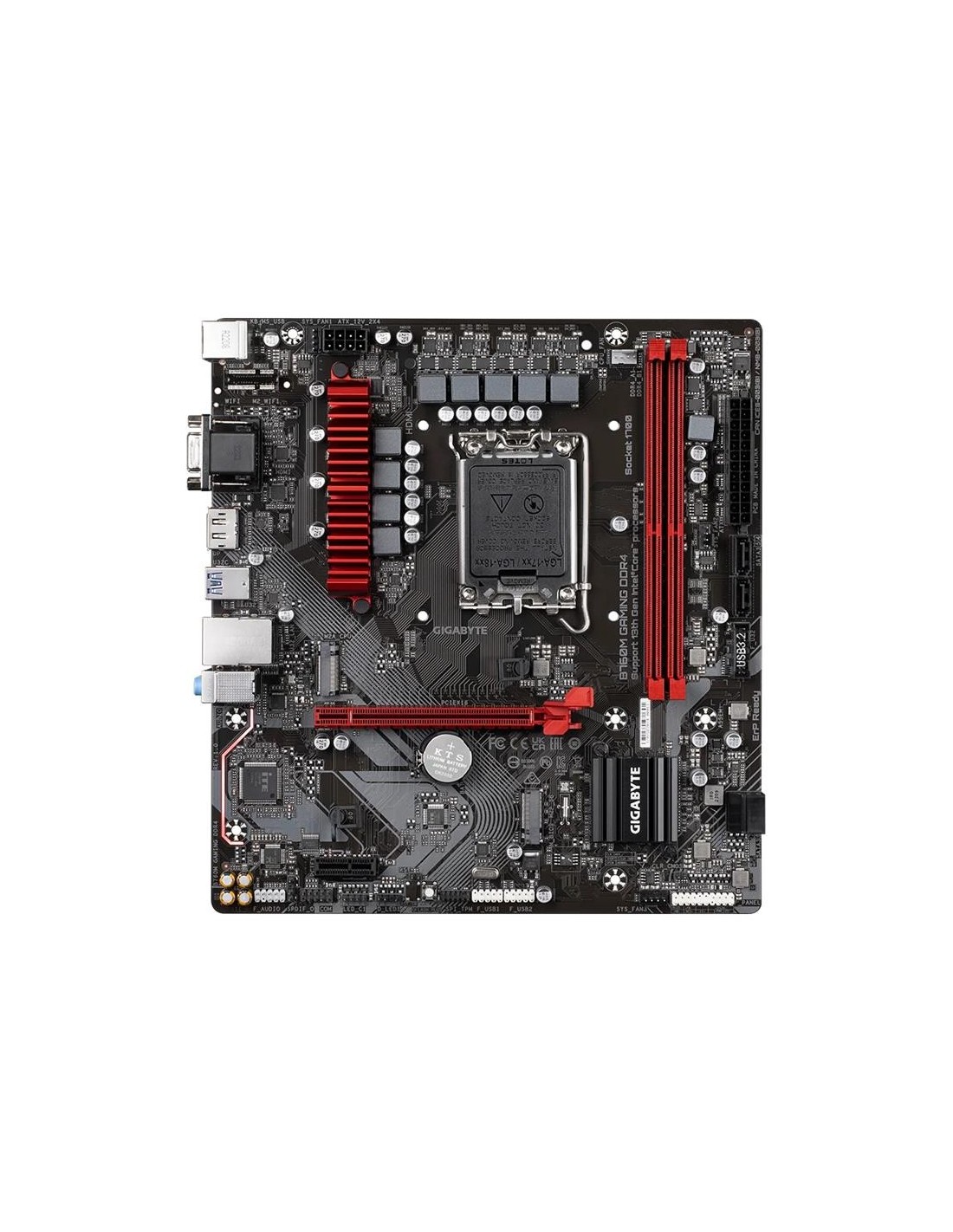 PLACA BASE GIGABYTE GA-B760M GAMING DDR4 HDMI + DP + VGA
