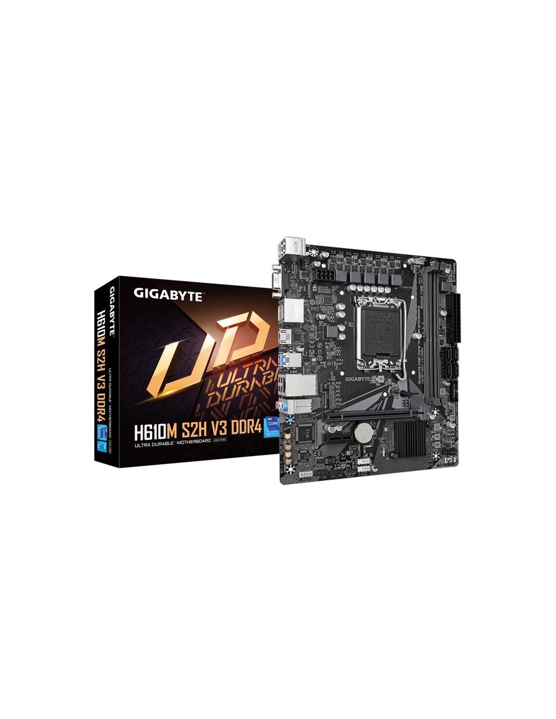 PLACA BASE GIGABYTE GA-H610M-S2H DDR4 VGA + HDMI + 2X DP