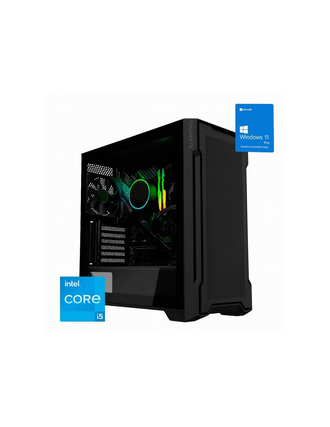 ORDENADOR GAMING GIGABYTE CRISTAL RGB I5 12400/16G/SSD1TB/REF.LIQ/850W/W11P