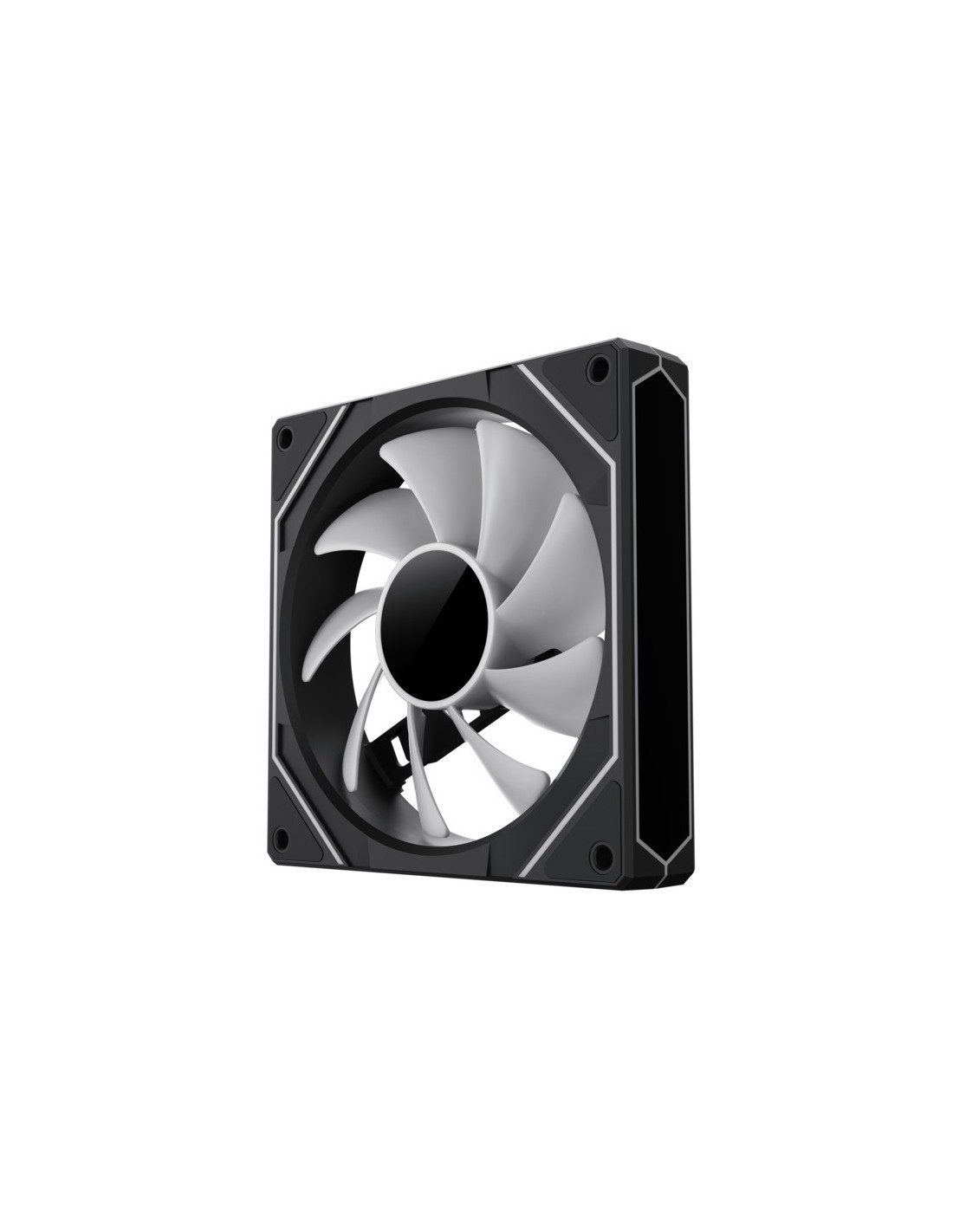 VENTILADOR GM 12CM ADICIONAL GAMING CHASIS ARGB SILENCIOSO BLACK