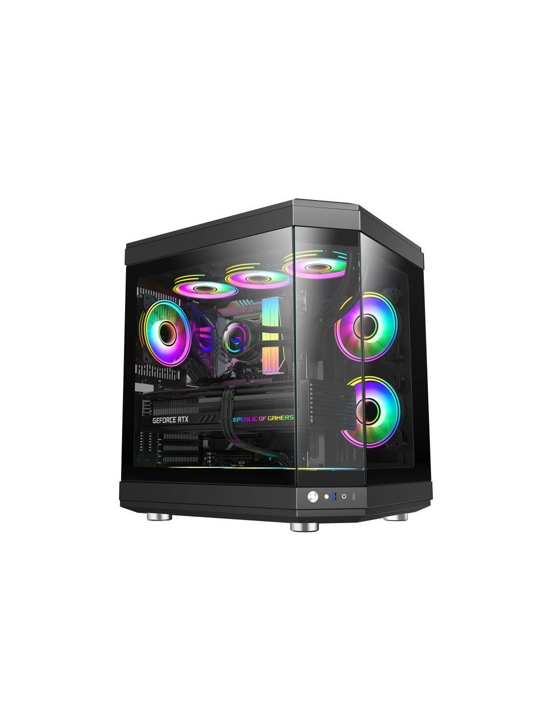 CAJA ORDENADOR GAMING HYPE BLACK