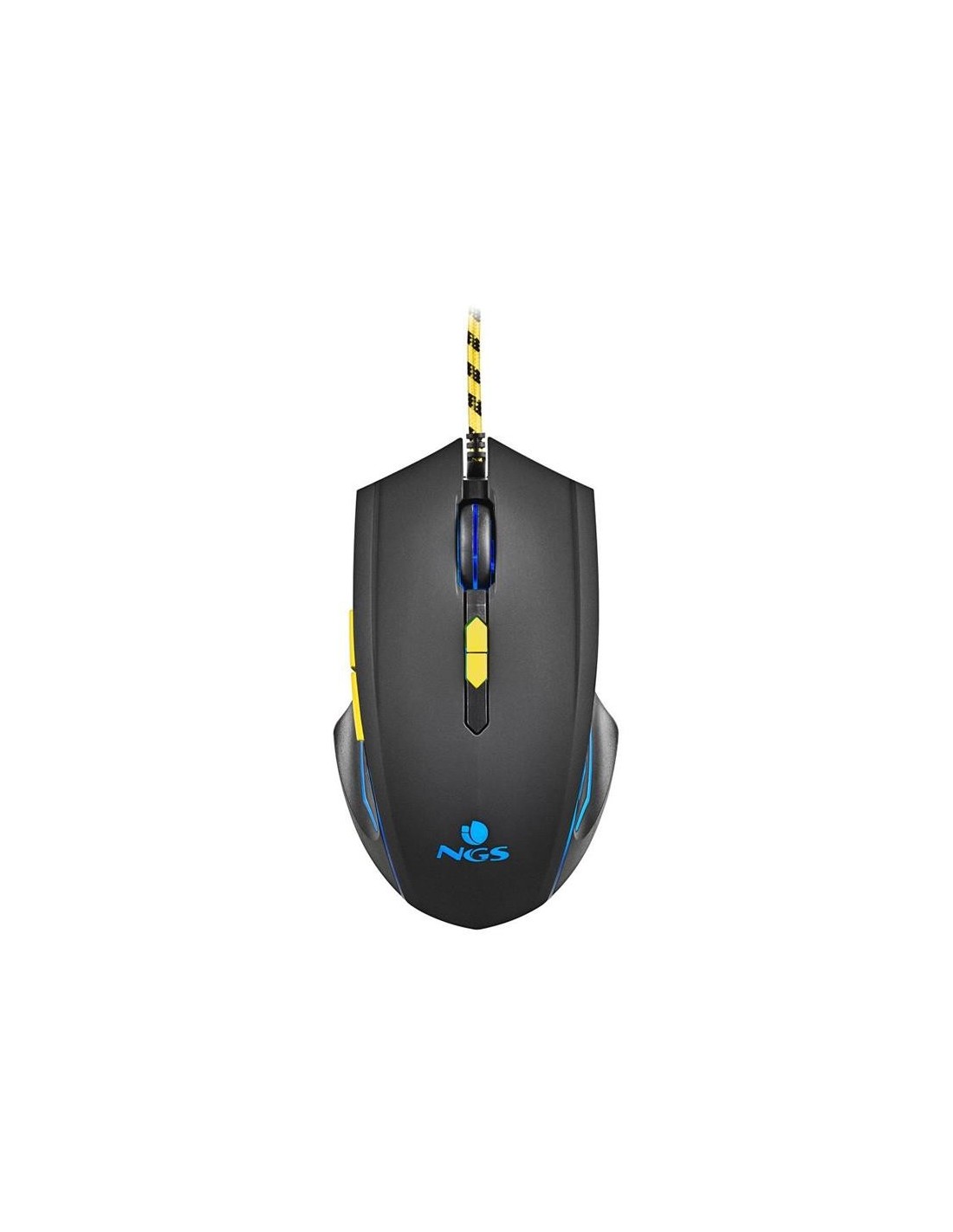 RATON NGS GAMING 6 BOTONES USB RGB BLACK