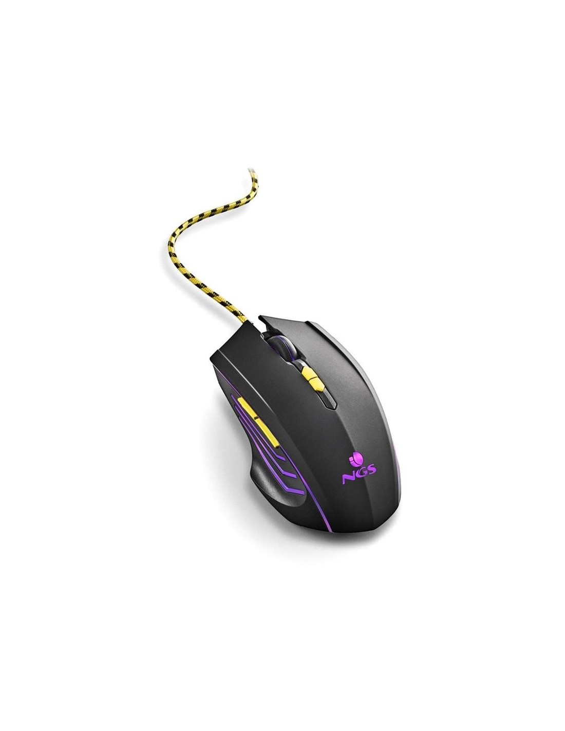 RATON NGS GAMING 6 BOTONES USB RGB BLACK