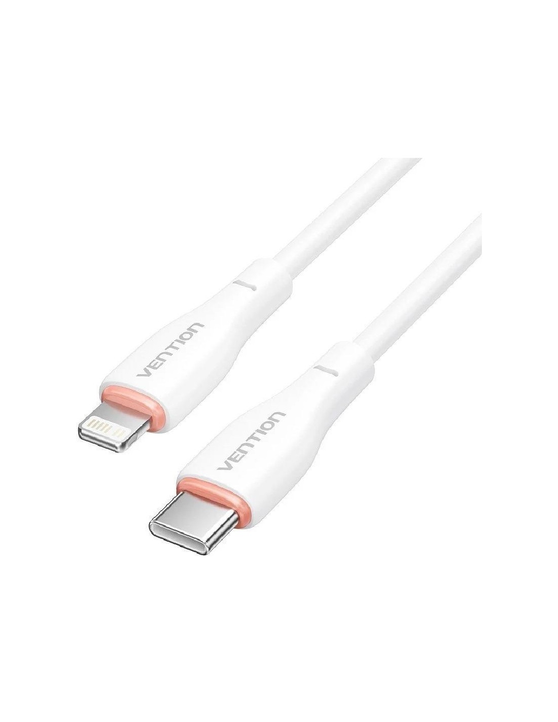 CABLE VENTION USB-C 2.0 - LIGHTNING 3A 1M WHITE