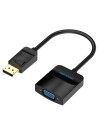 CABLE CONVERSOR VENTION DISPLAYPORT/M - VGA/H 15CM BLACK