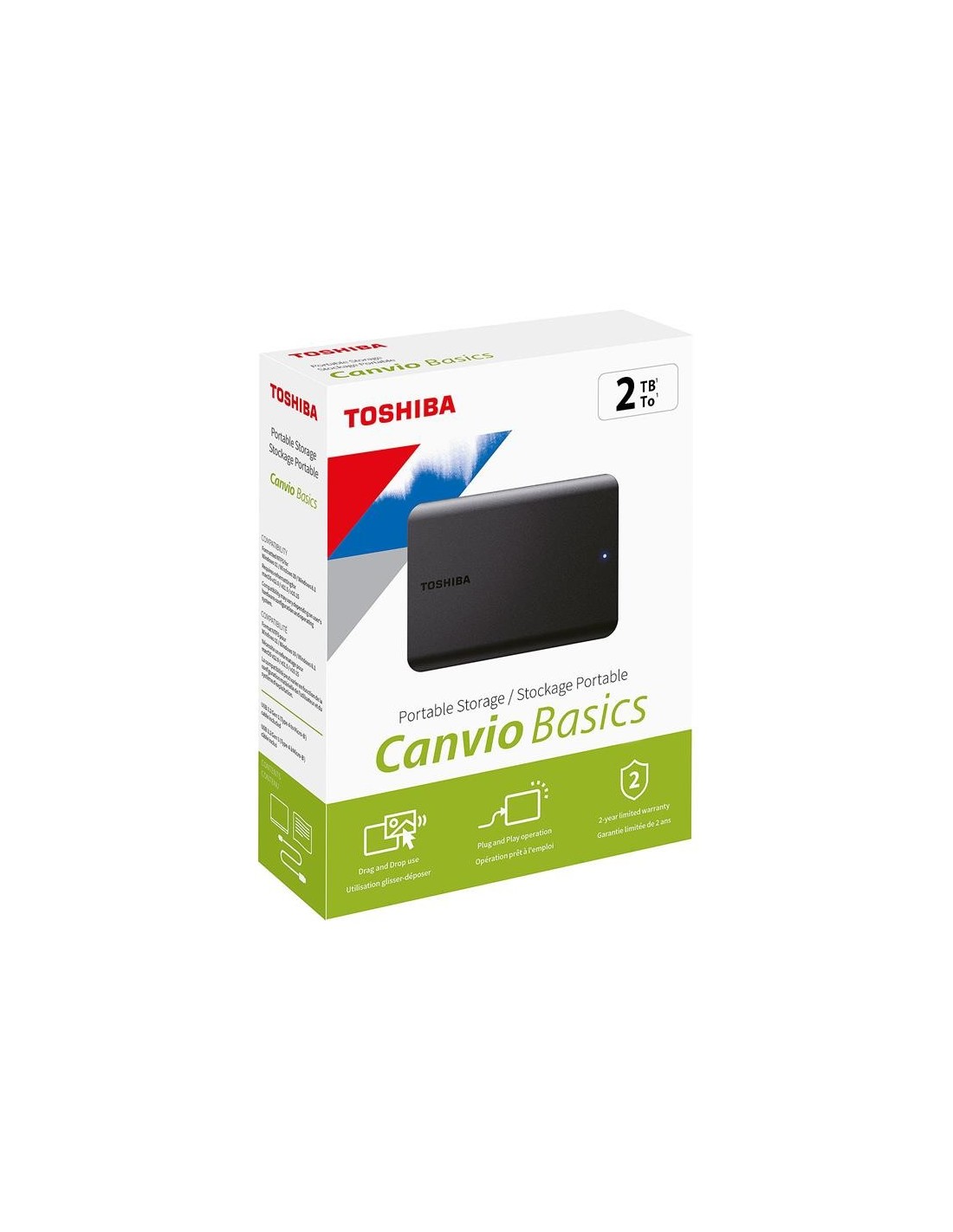 DISCO DURO EXTERNO TOSHIBA CB 2TB 2,5 USB 3.0