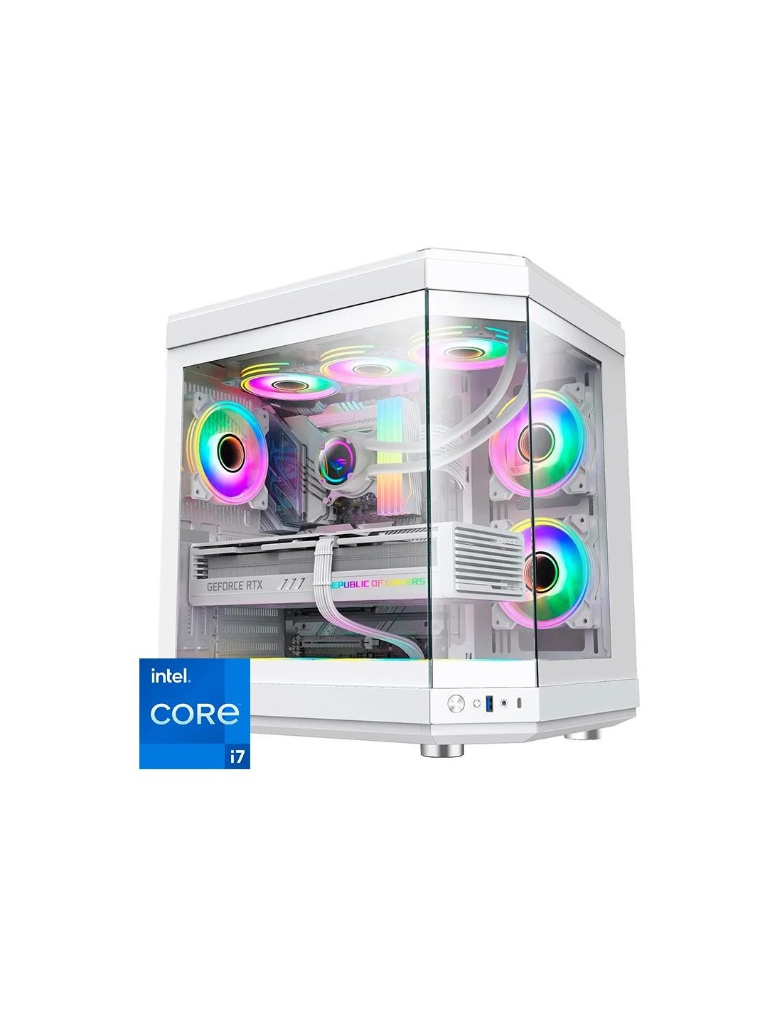 ORDENADOR GAMING HYPE RGB I7 14700K/32 DDR5/2TB NVME/REF.LIQ/850W WHITE