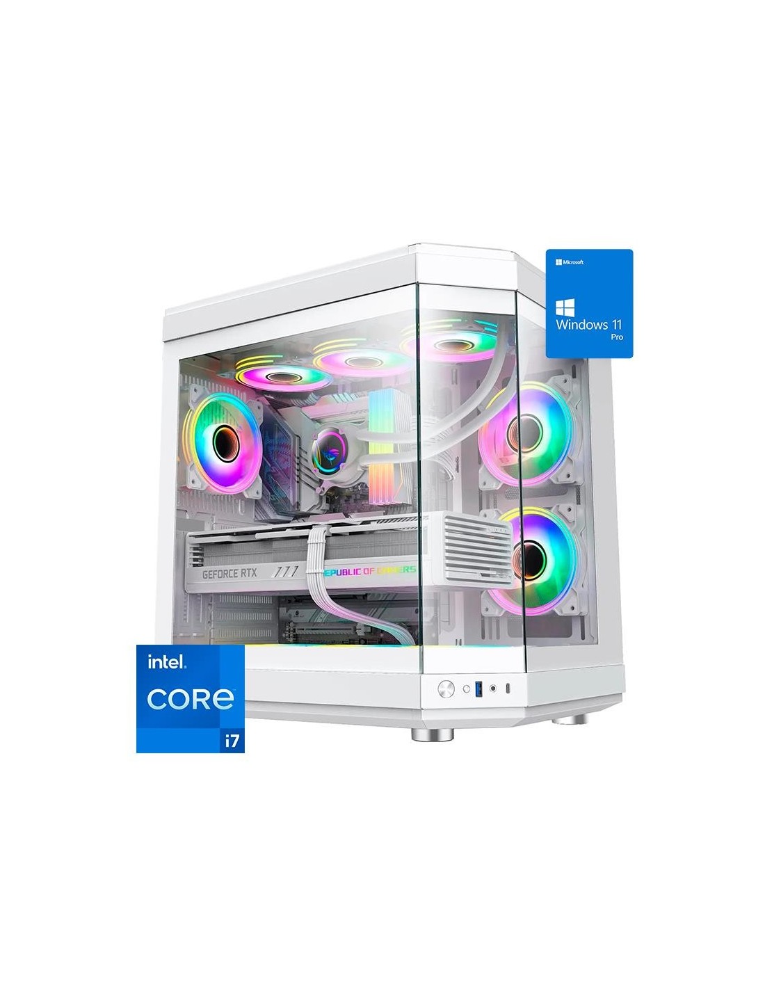 ORDENADOR GAMING HYPE RGB I7 14700K/32 DDR5/2TB NVME/REF.LI/850W/W11P WHITE