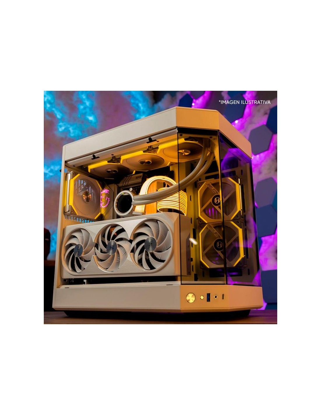 ORDENADOR GAMING HYPE RGB I7 14700K/32 DDR5/2TB NVME/REF.LI/850W/W11P WHITE
