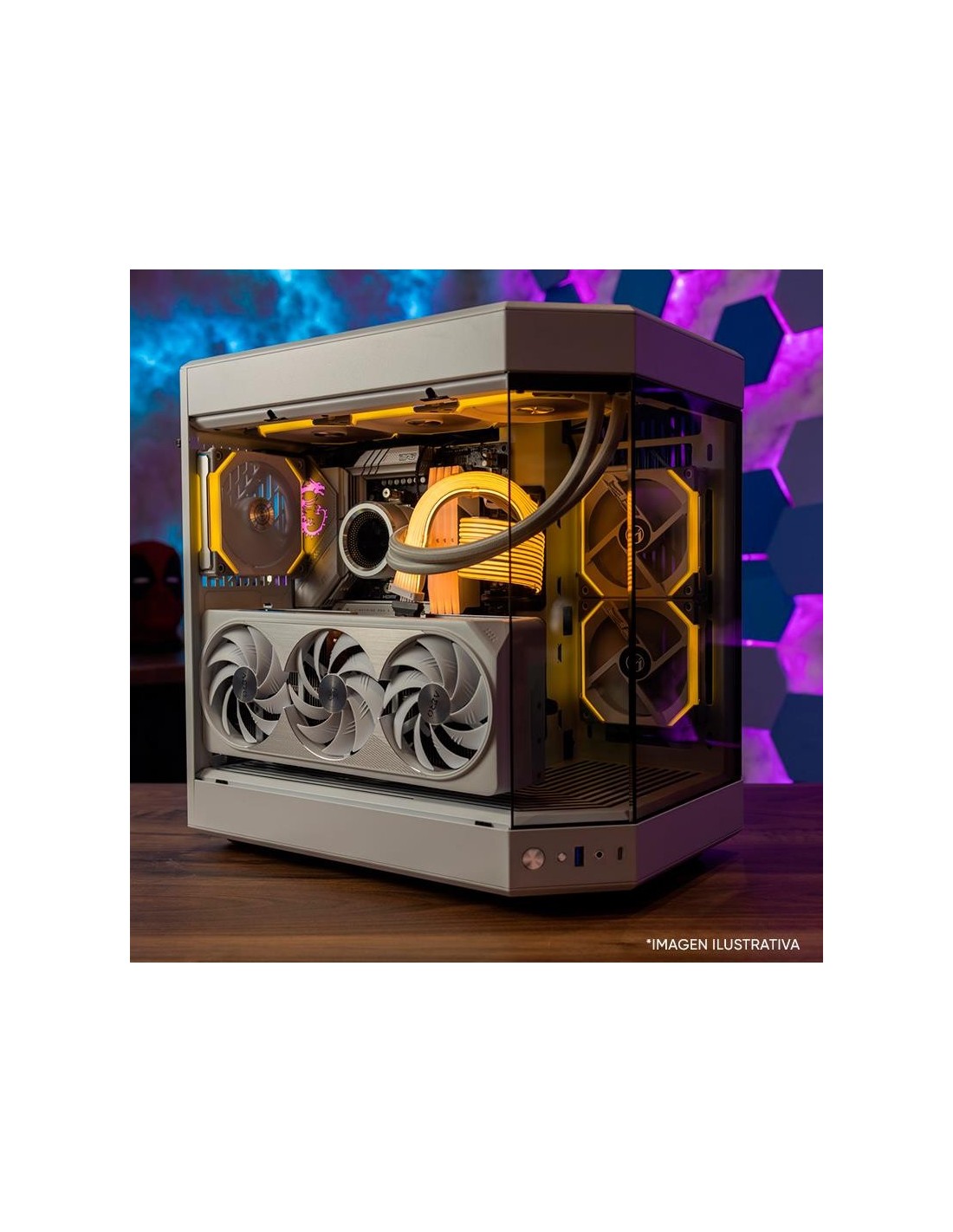 ORDENADOR GAMING HYPE RGB I7 14700K/32 DDR5/2TB NVME/REF.LI/850W/W11P WHITE