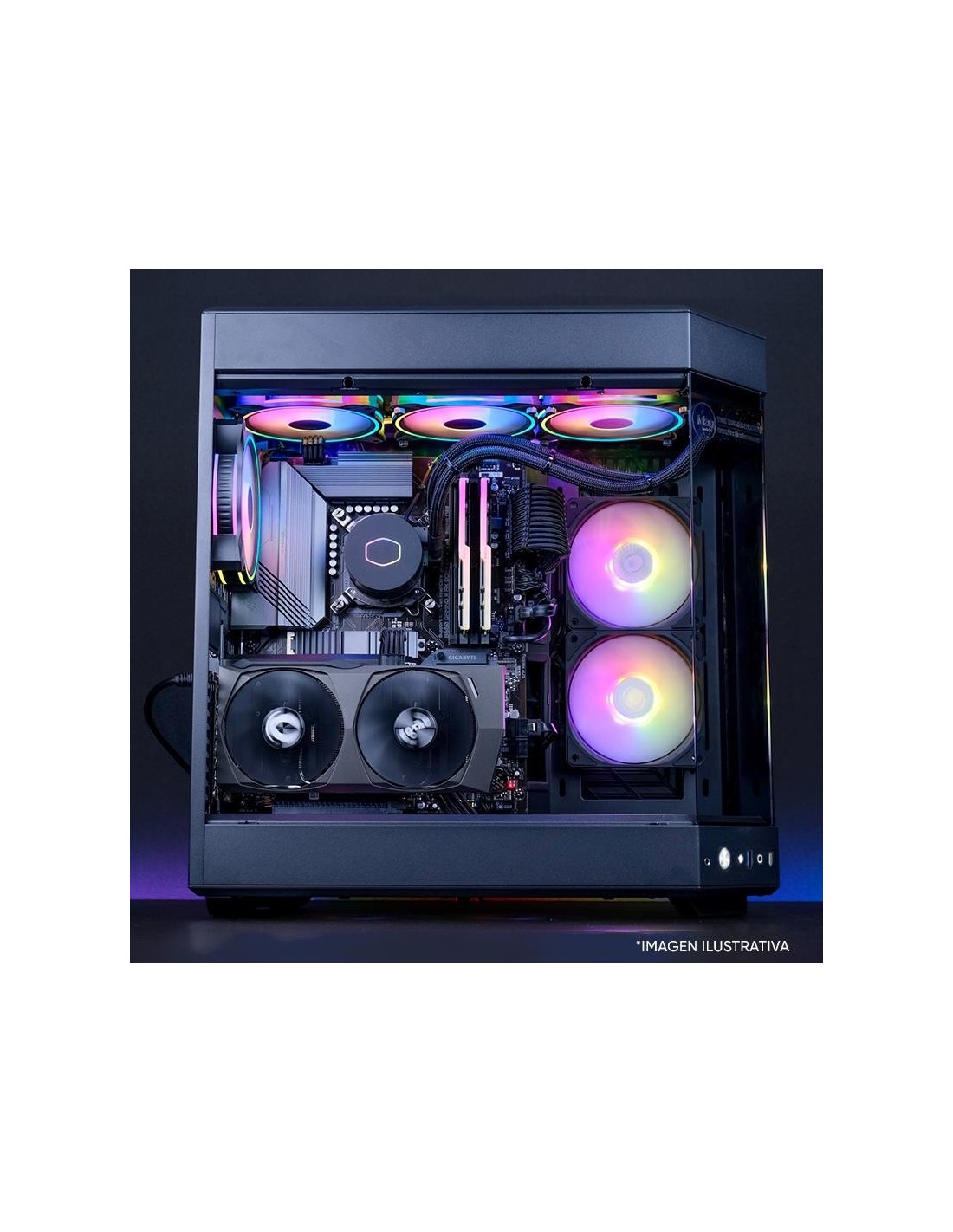 ORDENADOR GAMING HYPE RGB I9 14900K/32 DDR5/2TB NVME/REF.LIQ/850W BLACK