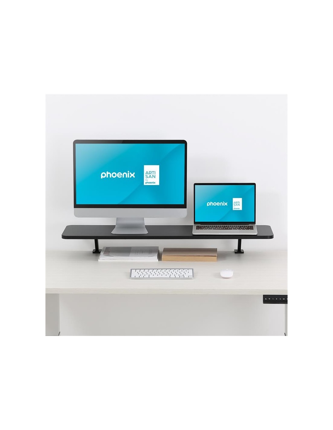 SOPORTE ELEVADOR PHOENIX DE MONITOR RISER PRO 20KG BLACK