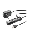 HUB USB NGS TINY 7 PUERTOS USB 2.0 + ALIMENTADOR