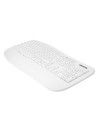 TECLADO PHOENIX K201 ERGONOMICO WIRELESS WHITE