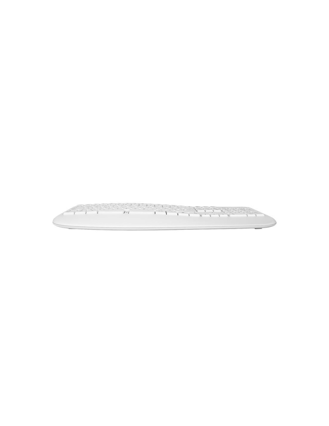 TECLADO PHOENIX K201 ERGONOMICO WIRELESS WHITE