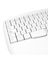TECLADO PHOENIX K201 ERGONOMICO WIRELESS WHITE