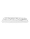 TECLADO PHOENIX K201 ERGONOMICO WIRELESS WHITE