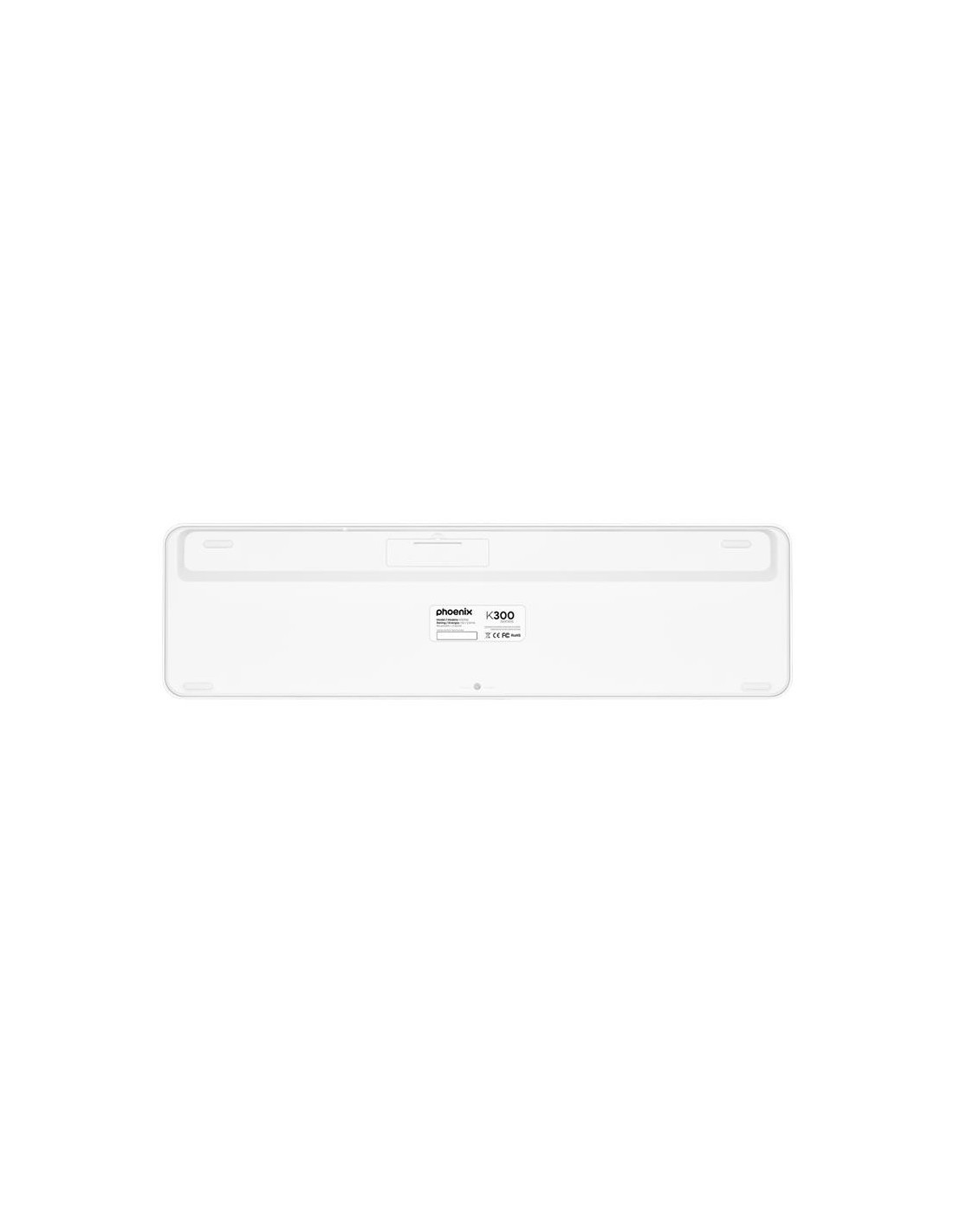 TECLADO PHOENIX K300 MULTIDISPOSITIVO WIRELESS WHITE