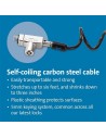 CABLE SEGURIDAD KENSINGTON PORTATIL WEDGE CON LLAVE